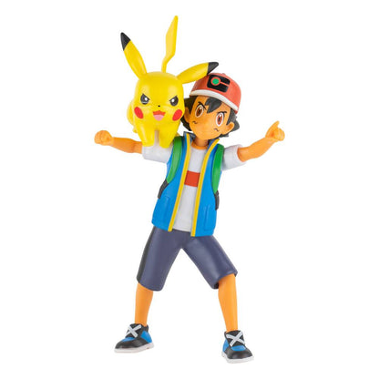 Pokémon Battle Figuras Figuras Ash & Pikachu 11 cm