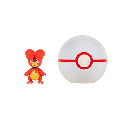 Pokémon Clip'n'go Poké Balls Magby & Poké Ball