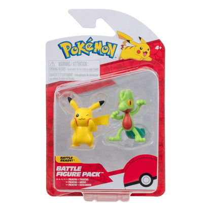 Pokémon First Partner Battle Figure Set Figure 2-pack Treecko & Pikachu # 8