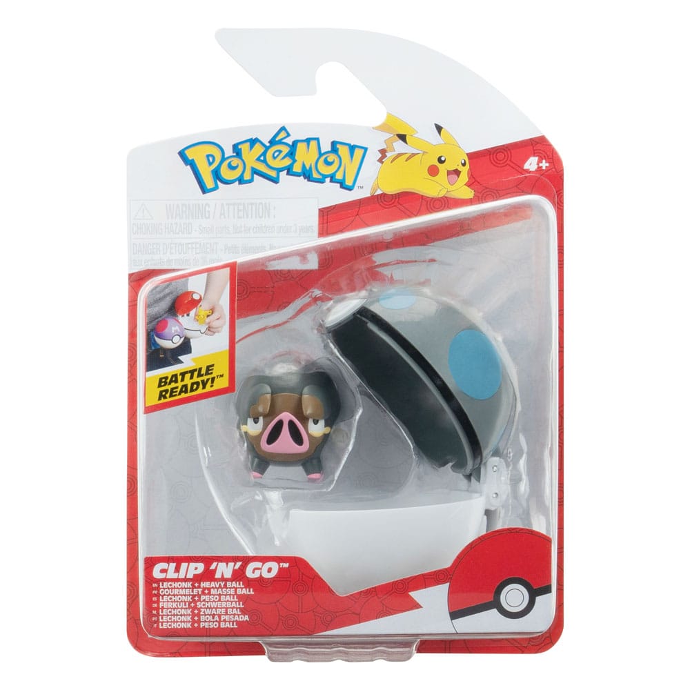 Pokémon Clip'n'go Poké Balls Lechonk & Heavy Ball