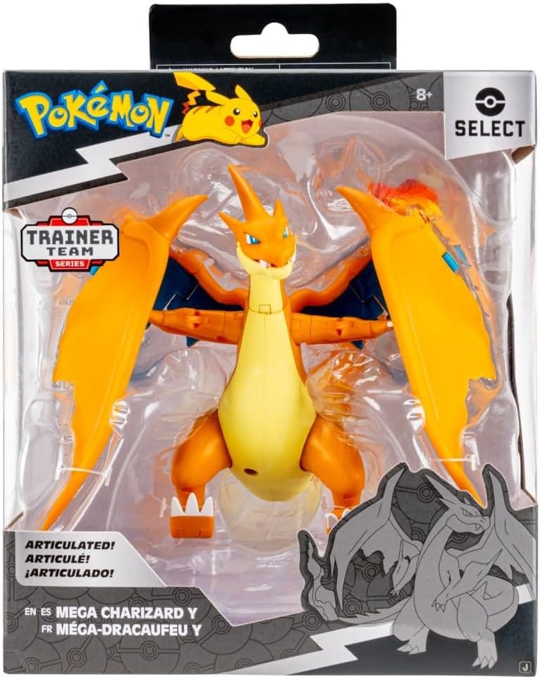 Pokémon Select Super-Artikulierte Figur Mega Charizard Y 15 cm