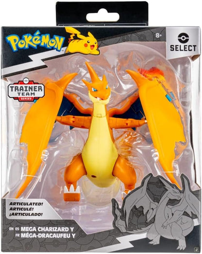 Pokémon Select Super-Artikulierte Figur Mega Charizard Y 15 cm