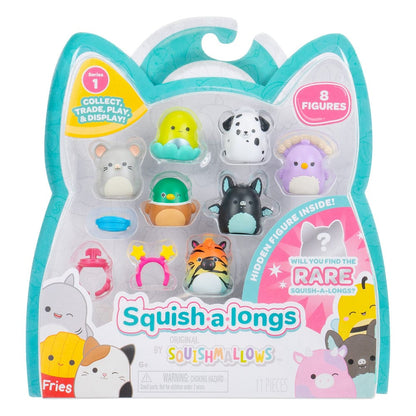 Squishmallow Squish A Longs Mini-Abbildungen 8-Pack-Stil 4 3 cm