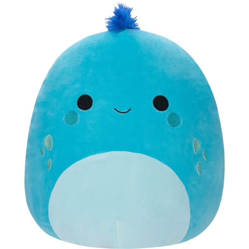 Squishmallows plysch figur cyan blå iguana med blått hår djimon 40 cm