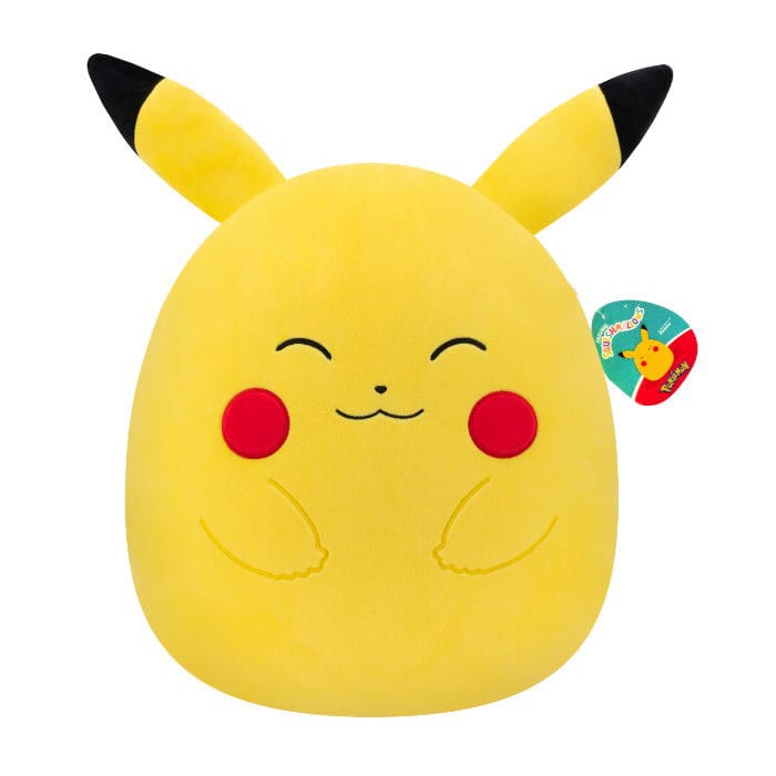 Pokémon Squishmallows Peluche Figura Felice Pikachu 35 cm