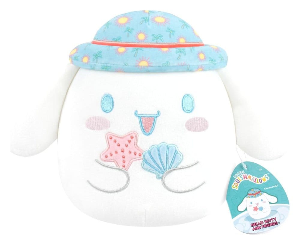 Sanrio Squishmallow Peluche Hello Kitty et ses amis Seize the Moment Cinnamoroll Hat 20 cm
