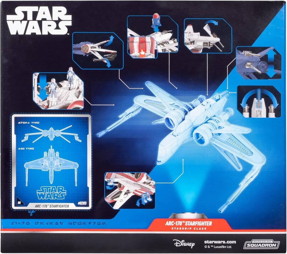 Star Wars Deluxe Araç ARC 170 20 cm (Seri 8)