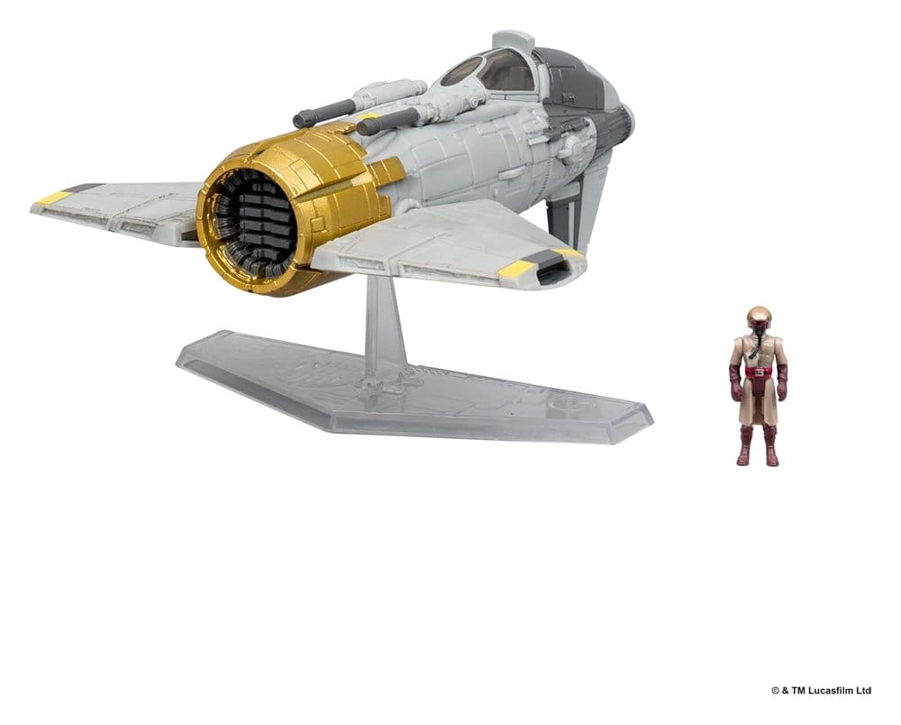 Star Wars Vehículo Mediano Fiend Fighter con Star Navigator 13 cm