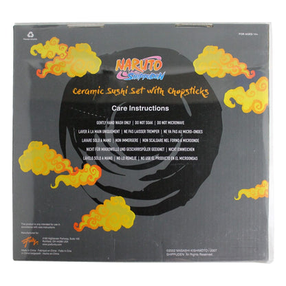 Naruto Shippuden Keramisk Sushi Set med ätpinnar Naruto
