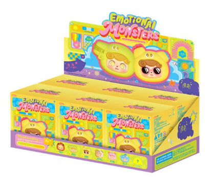 QKid: Emotional Hairy Monsters Series Blind Box Hörlursväska 8 cm Display (6)