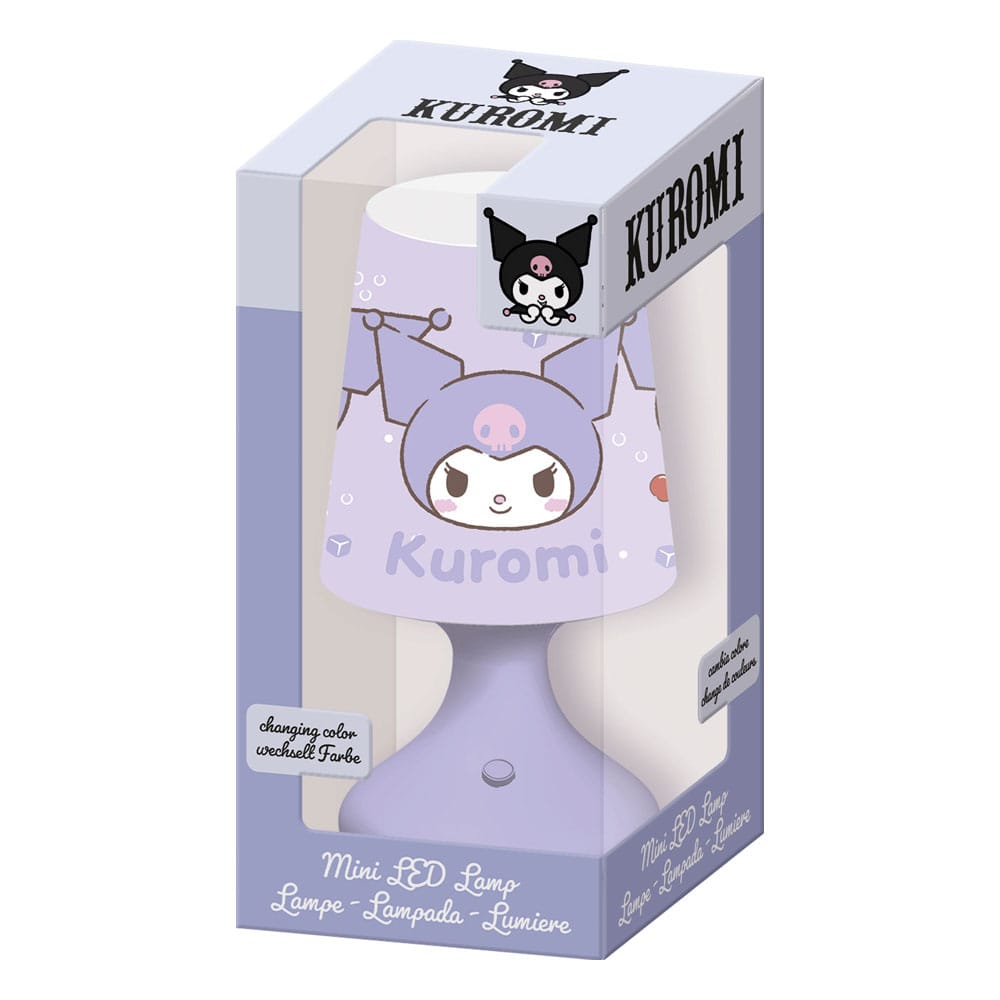Lámpara LED de Sanrio Kuromi 19 cm