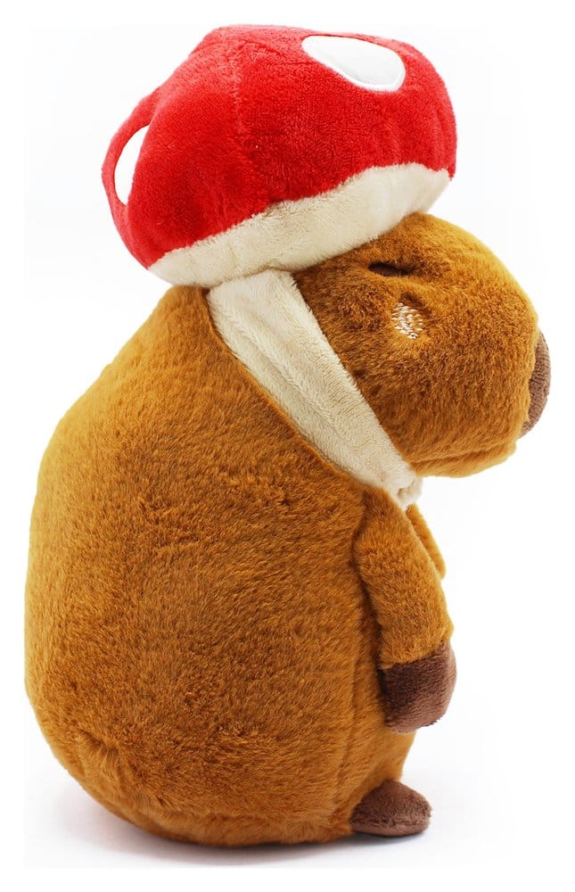 Capybara Plüschfigur Pilz 23 cm