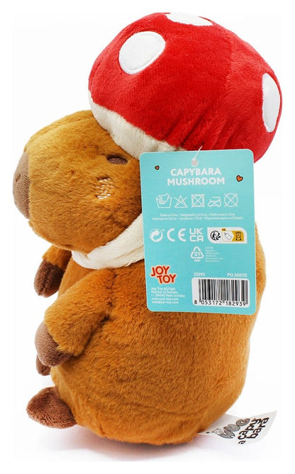 Capybara Plüschfigur Pilz 23 cm