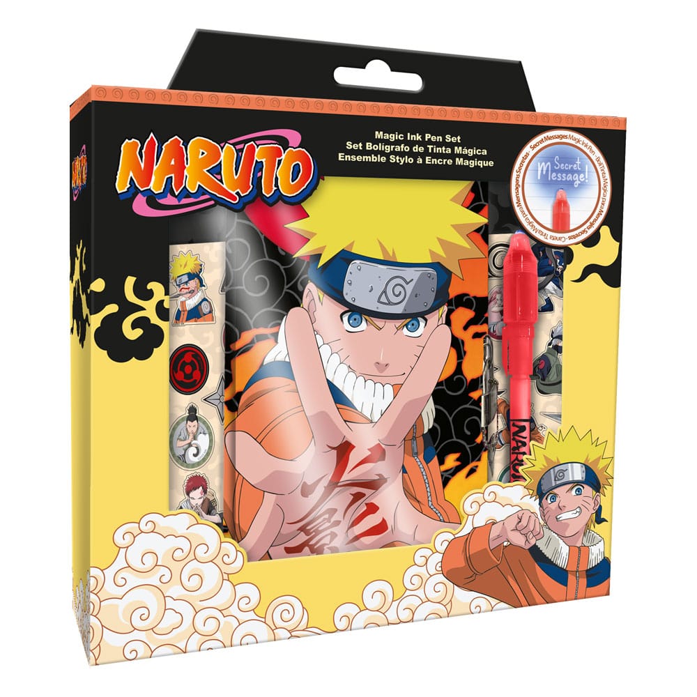 Juego de diario secreto de Naruto con cerradura