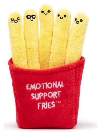 Herkenbare emotionele ondersteuning Pluche figuurfrietjes