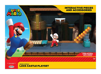 Welt von Nintendo Super Mario Playset Lava Castle