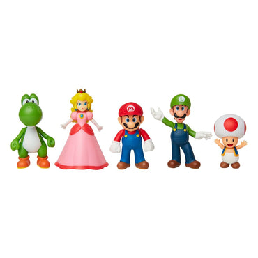 World of Nintendo Super Mario & Friends Figures 5-piece box set Exclusive