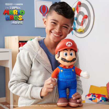 The Super Mario Bros. Film Plush figura Luigi 30 cm