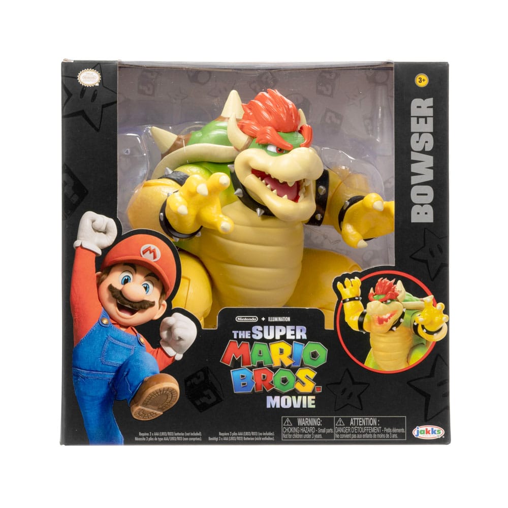 Süper Mario Bros. Film Aksiyon Figürü Bowser 18 cm