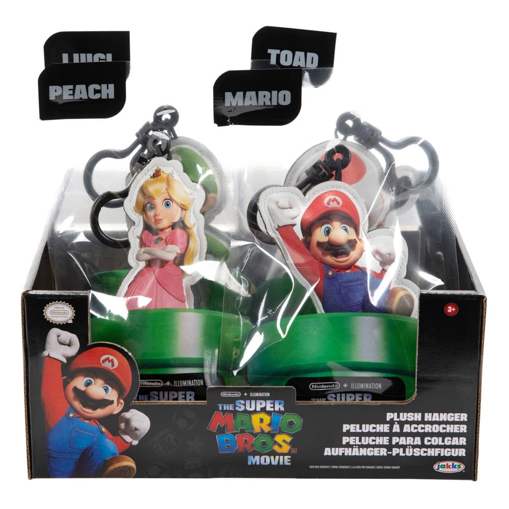 Super Mario Bros. Movie Plush Keychains 8 cm sortiment (12)