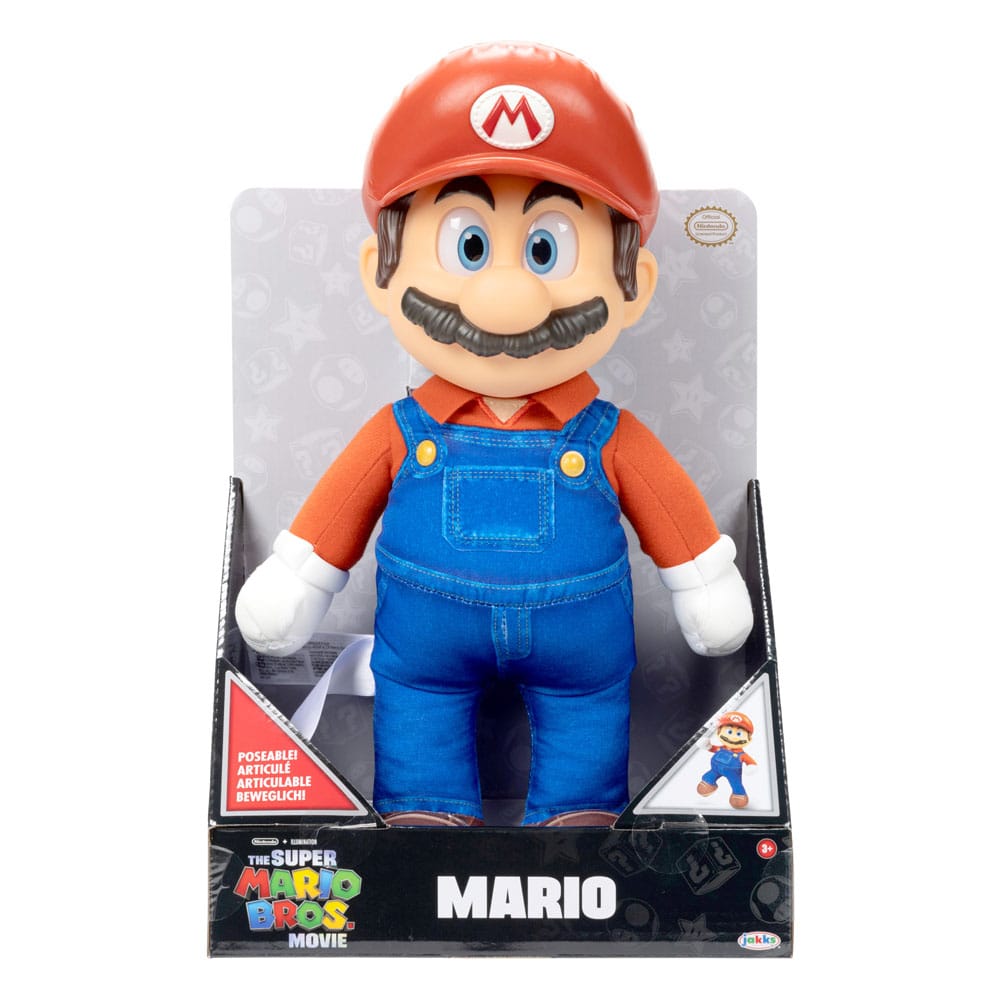 The Super Mario Bros. Film Plush figura Mario 30 cm