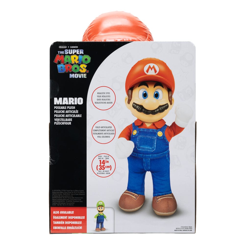 The Super Mario Bros. Film Plush figura Mario 30 cm