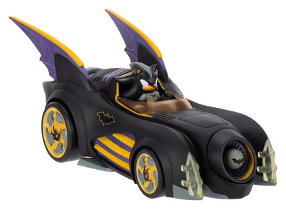DC x Sonic – The Hedgehog Actionfigur mit Vehicle Shadow Batman & Batmobile 6 cm