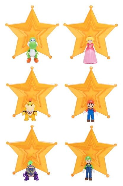 Super Mario Galaxy film actionfigurer 4 cm Wave 1 sortiment (12)