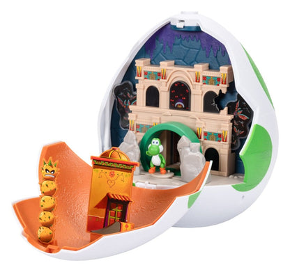 Le coffret de jeu Super Mario Galaxy Movie avec 2 mini figurines Yoshi Egg