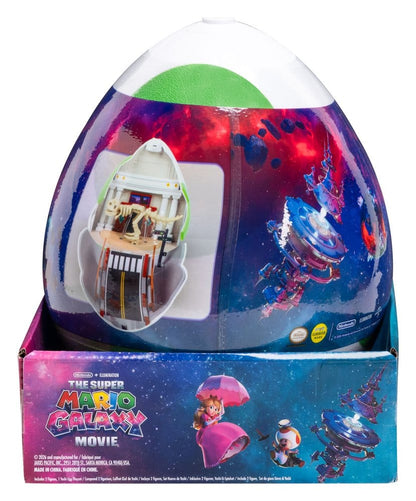 Le coffret de jeu Super Mario Galaxy Movie avec 2 mini figurines Yoshi Egg