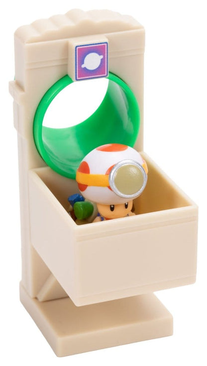 Il diorama del film Super Mario Galaxy con 2 mini personaggi Gateway Galaxy