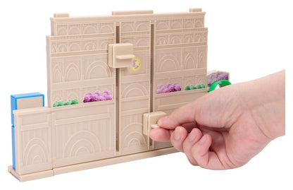 Il diorama del film Super Mario Galaxy con 2 mini personaggi Gateway Galaxy