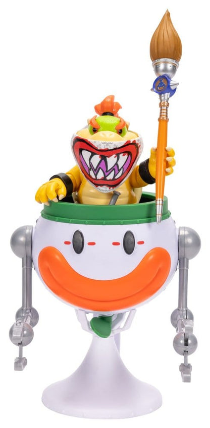 Palyaço Arabalı Süper Mario Galaxy Filmi Aksiyon Figürü Bowser Jr. 13 cm