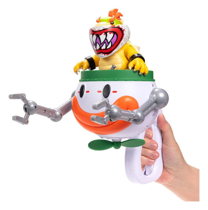 Palyaço Arabalı Süper Mario Galaxy Filmi Aksiyon Figürü Bowser Jr. 13 cm