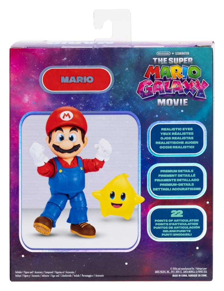 Die Super Mario Galaxy Movie Actionfigur Mario 13 cm