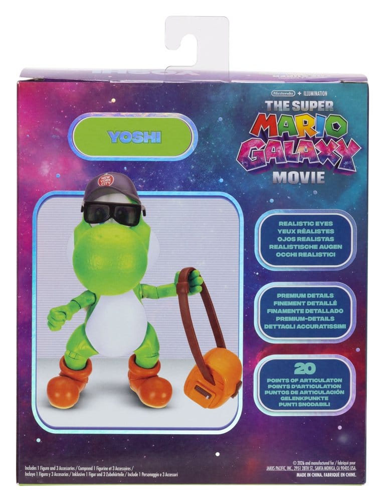 Figurine du film Super Mario Galaxy Yoshi 13 cm