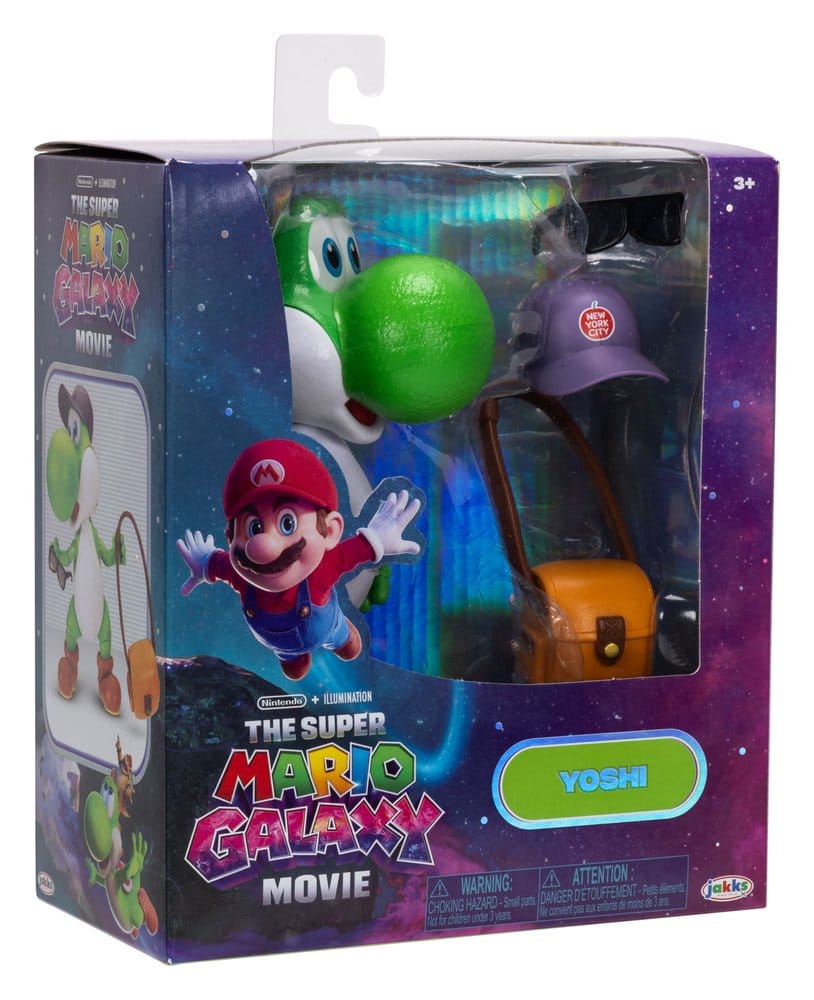 Figura d'azione del film Super Mario Galaxy Yoshi 13 cm