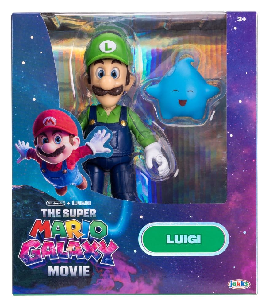 Figurine du film Super Mario Galaxy Luigi 13 cm