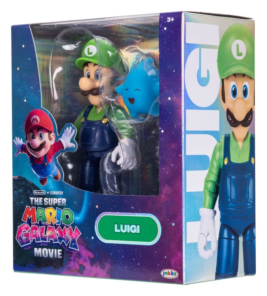 Figurine du film Super Mario Galaxy Luigi 13 cm