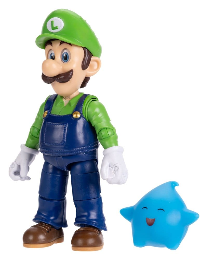 Figura d'azione del film Super Mario Galaxy Luigi 13 cm