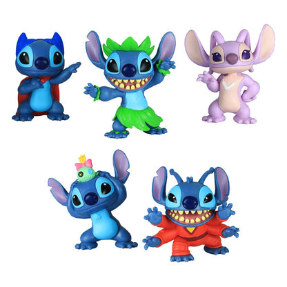Lilo & stitch mini figure 5 pack stitch stitch figure Set 7 cm