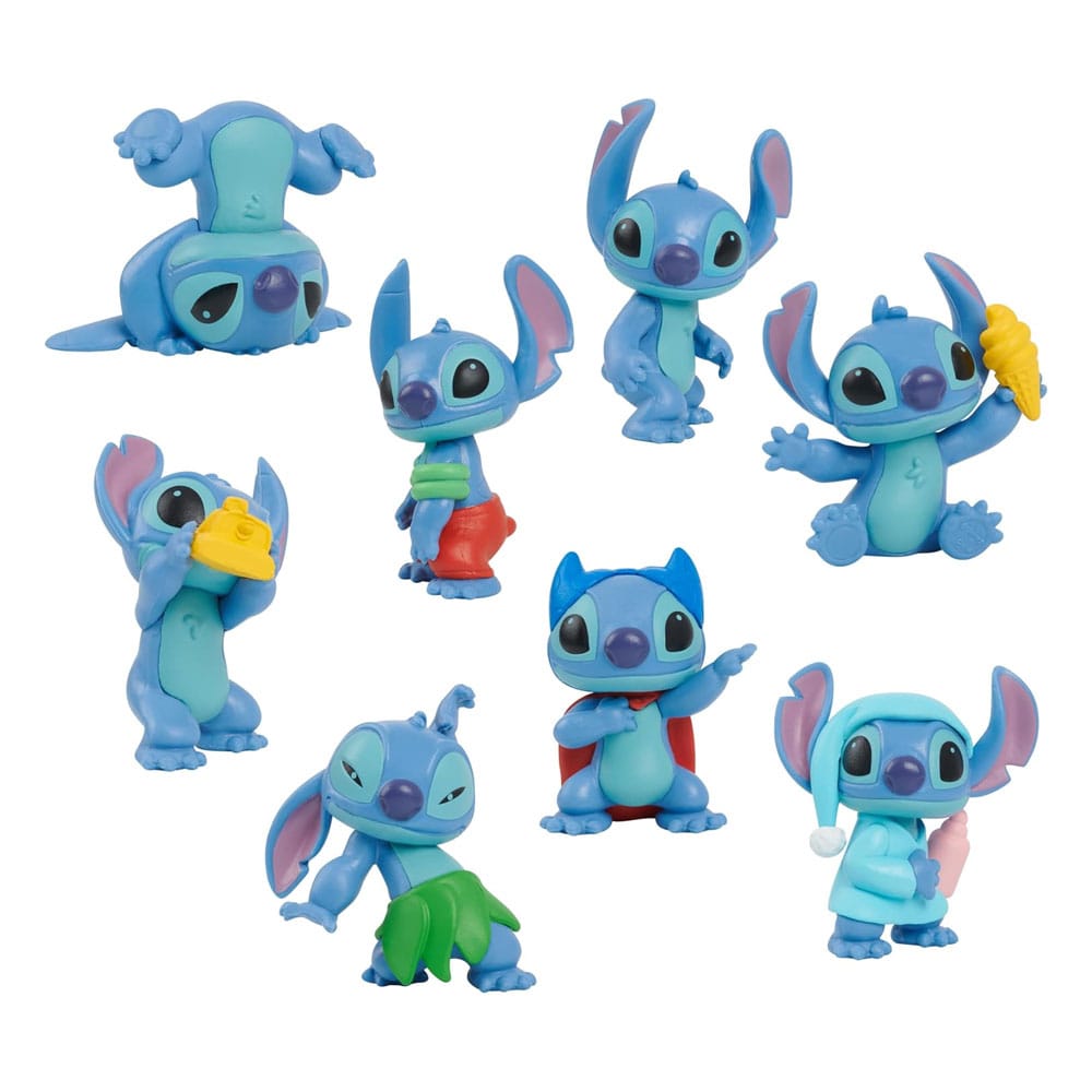 Lilo & stitch mini Abbildung 8-Pack-Stich-Sammlerabbildung Set 7 cm