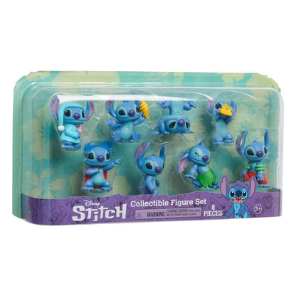 Lilo & stitch mini Abbildung 8-Pack-Stich-Sammlerabbildung Set 7 cm