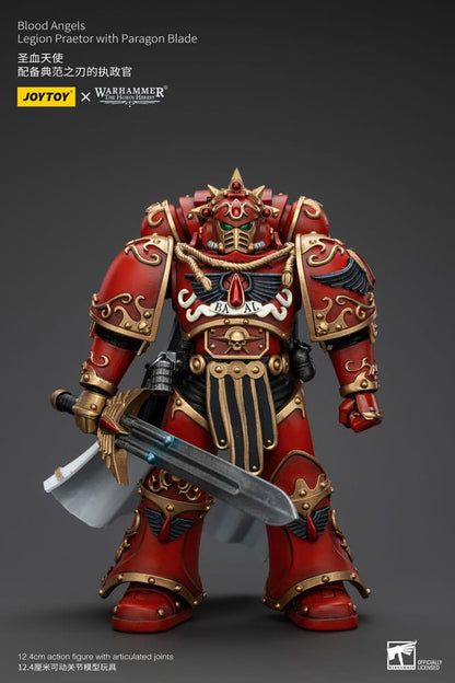 Warhammer The Horus Heresy Action Figur 1/18 Blood Angels Legion Praetor med Paragon Blade 13 cm