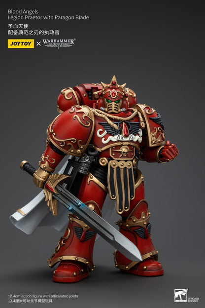 Warhammer The Horus Heresy Action Figur 1/18 Blood Angels Legion Praetor med Paragon Blade 13 cm
