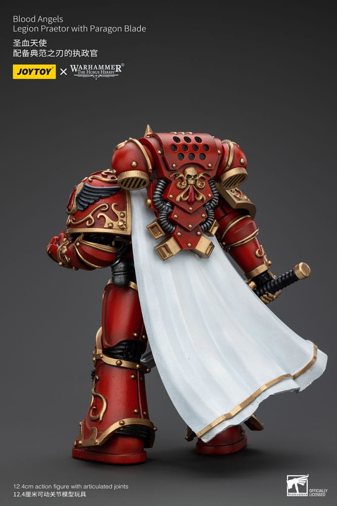 Warhammer The Horus Heresy Action Figur 1/18 Blood Angels Legion Praetor med Paragon Blade 13 cm