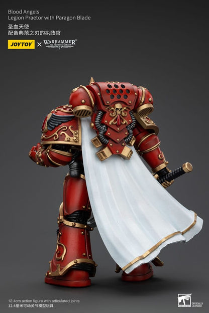Warhammer The Horus Heresy Action Figur 1/18 Blood Angels Legion Praetor med Paragon Blade 13 cm