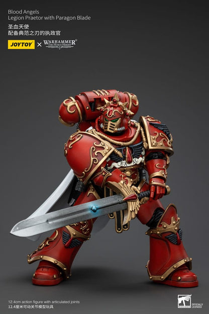 Warhammer The Horus Heresy Action Figur 1/18 Blood Angels Legion Praetor med Paragon Blade 13 cm