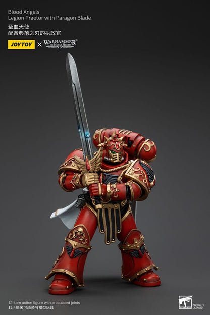 Warhammer The Horus Heresy Action Figur 1/18 Blood Angels Legion Praetor med Paragon Blade 13 cm