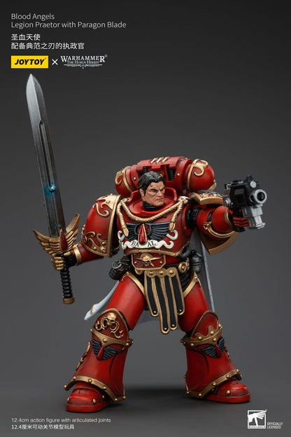 Warhammer The Horus Heresy Action Figur 1/18 Blood Angels Legion Praetor med Paragon Blade 13 cm